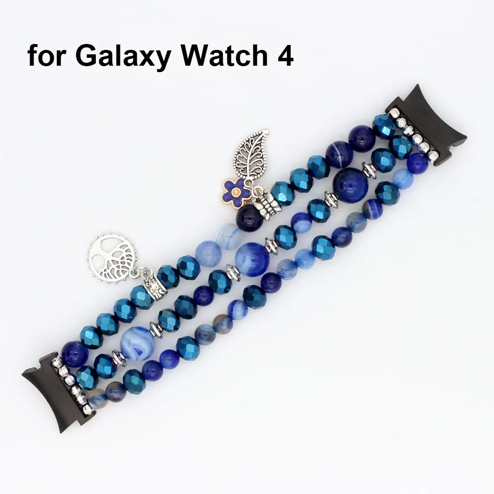 Cinturino Galaxy Watch 4 Per Donna Cinturino Di Lusso Di Ricambio Per Samsung Galaxy Watch 4 / Watch4 Cinturino Elastico Fatto A Mano Classico