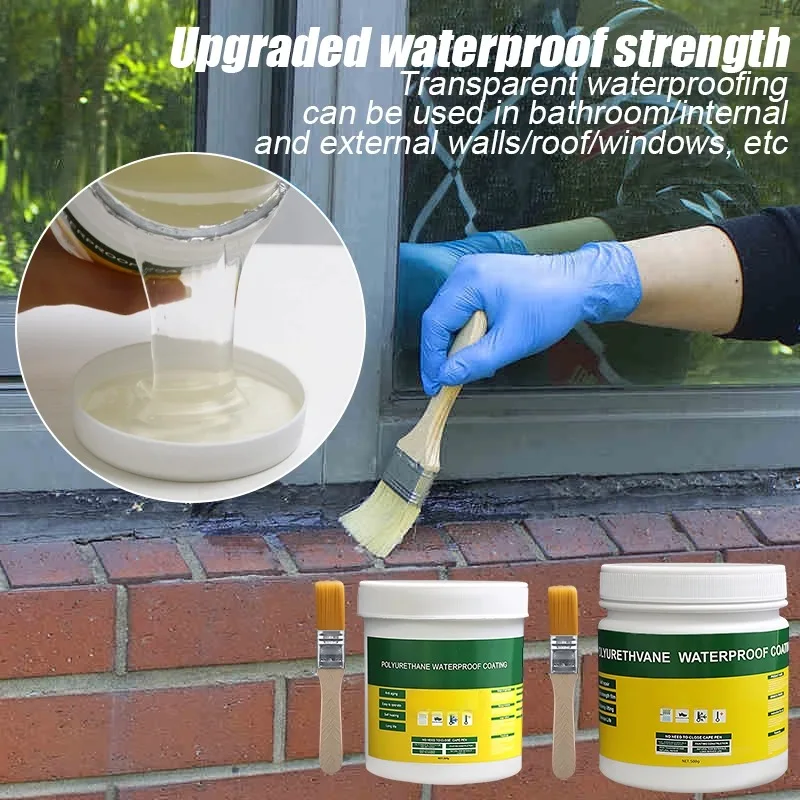 30/300/500g Invisible Waterproof Sealant Coating Transparent Waterproof Agent Insulating Anti-Leakage Agent Repairing Leak Glue