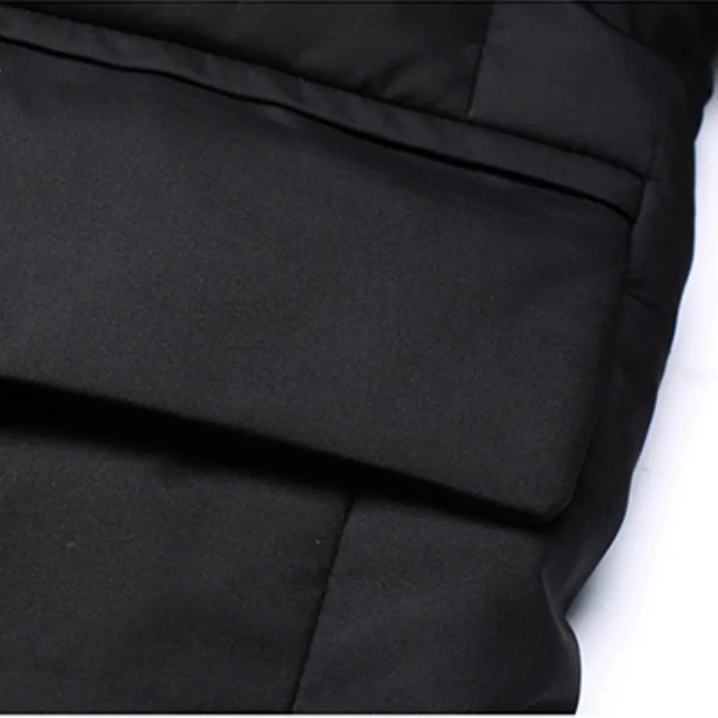 Winter New Style  White Duck Down Men\'s High-End Quality Scarf Collar Casual Suit Jacket