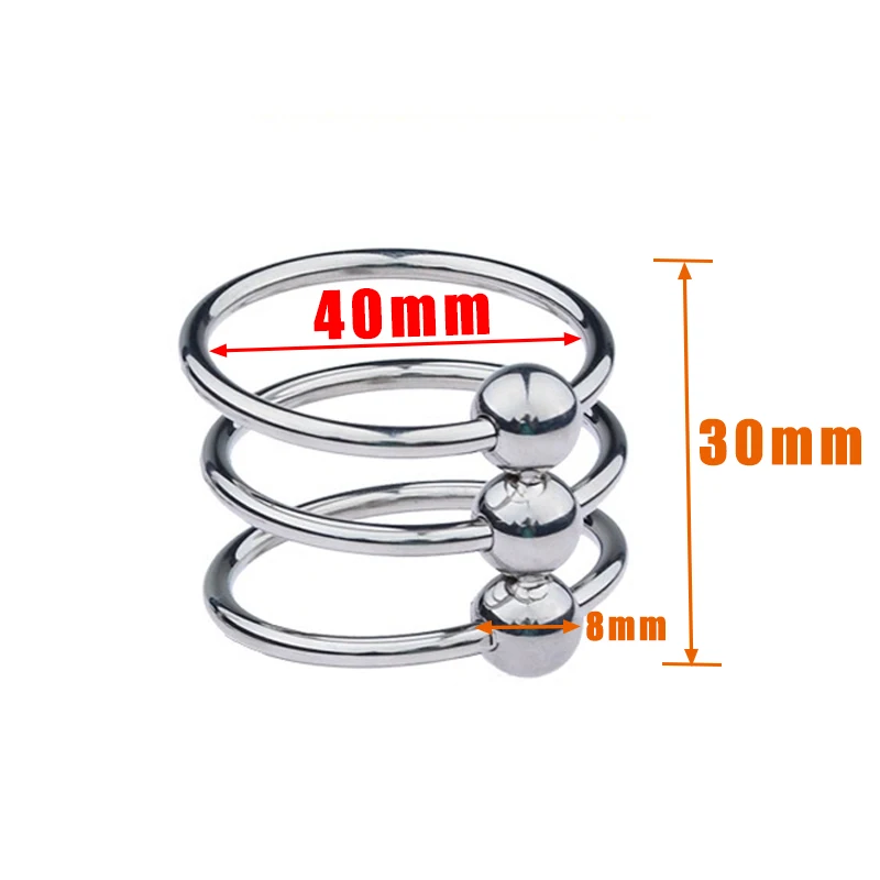 5sizes Male Penis Glans Ring Stainless Steel Dick Ring Adult Products  Cookring Sex Toys For Men Delay Ejaculation Foreskin Rings - Penis Rings -  AliExpress
