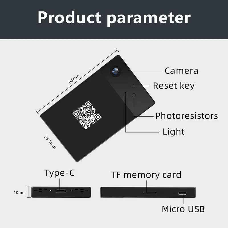 Minicámara inalámbrica HD 1080P, videocámara fina con visión nocturna, grabadora de vídeo, detección de movimiento, Monitor remoto, cámaras de vigilancia Wifi