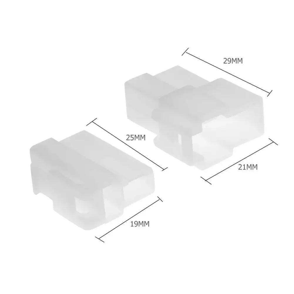 60pcs/10set Universal T-Type 2 Pin DC Power Male Female Connector Plug for Kenwood Yaesu Icom Vehicular Radio Walkie Talkie