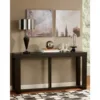 Watson Mid-Century Rectangular Sofa Table, Dark Brown 4