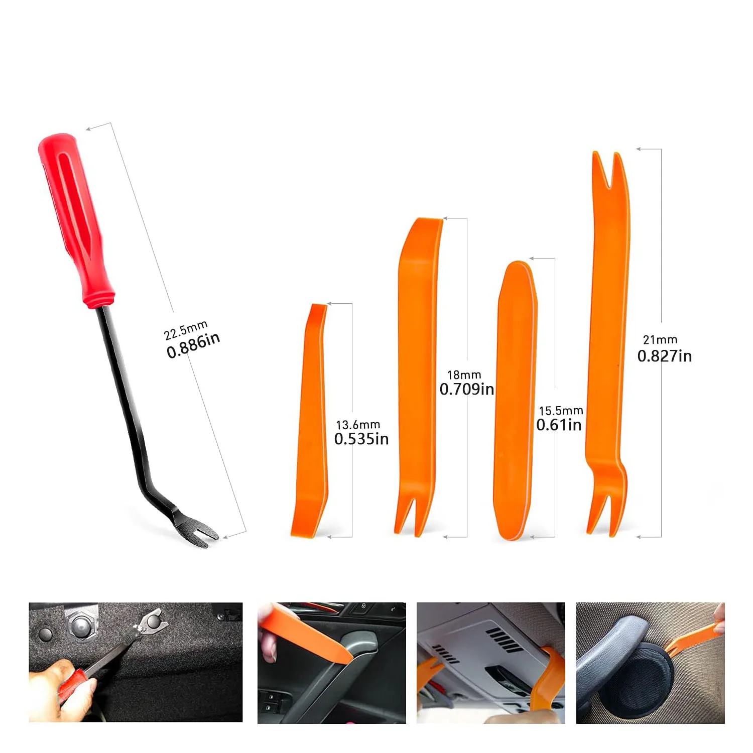 Car Fastener Clips 620Pcs Mixed Door Trim Panel Auto Bumper Rivet Retainer Push Engine Cover Fender Clip