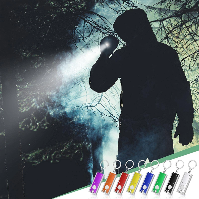 32 Stück Mini-Taschenlampen, Mini-LED-Schlüsselanhänger-Lichter, Schlüsselanhänger-Taschenlampe im Taschenformat, Notlicht, weißes Licht – Detail 2