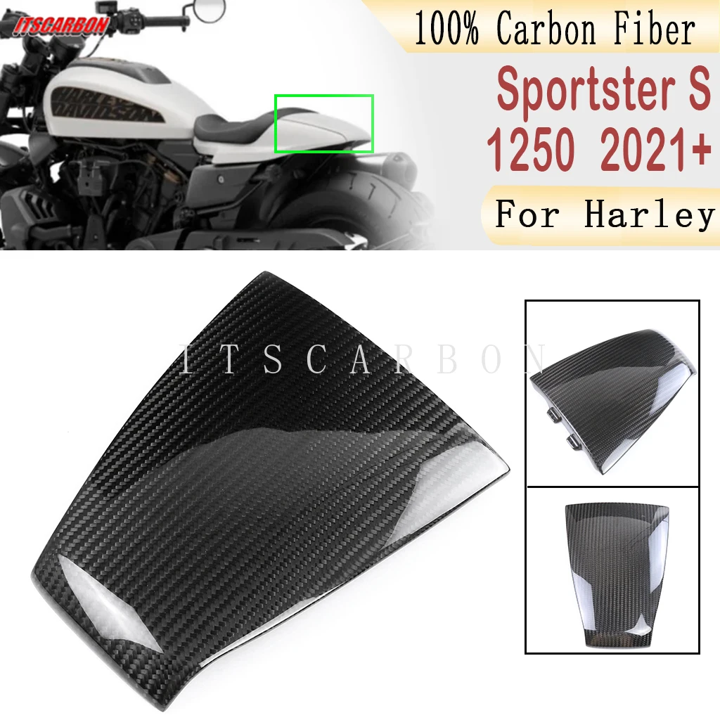 

For Harley Sportster S RH 1250 1250S 2021 2022 2023 Rear Tail Passenger Seat Cover Fairing Kits Motorcycle 100% Carbon FIber