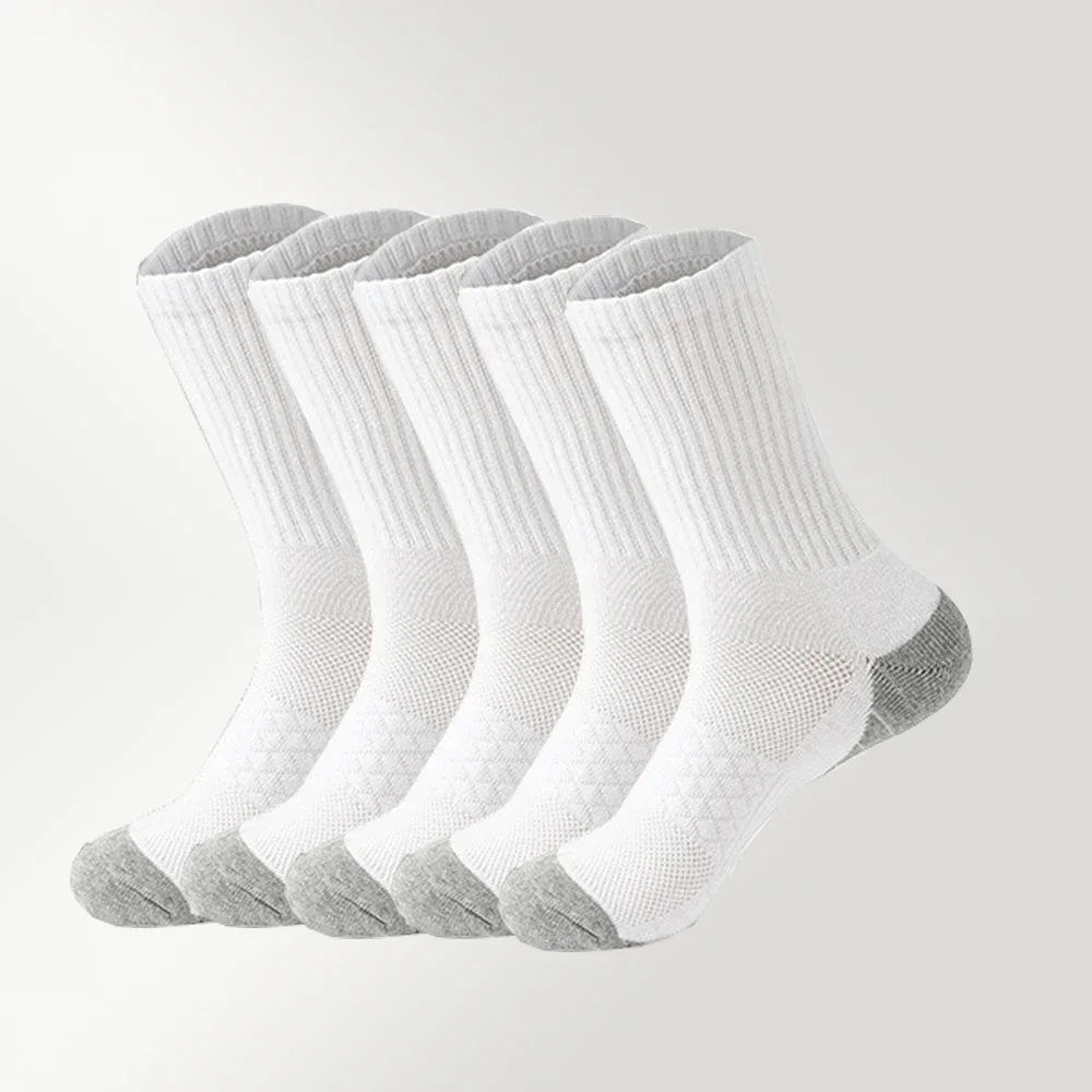 5 Pair Men's Ankle Socks with Cushion Athletic Running Socks,Performance Cushioned Breathable with Support Crew Socks 10 S6309695402504f3bb54d529420829f98f