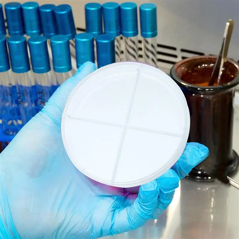 10Pcs 9cm Plastic Cell Culture Dish Clear Petri Scientific Teaching Aid School Glass Cell-Culture Laboratory Chemistry Equipment petri dishes