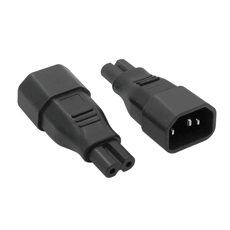 IEC 3-Pin C14 to C7 adapter IEC 320 Male to Female AC Converter Kettle 3pin 3P 2pin 2P Power Plug Connector Socket 2.5A 250V~