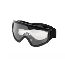 Enhanced Anti - Fog Adjustable Safety Goggles for Chemical Splash Protection (Black)