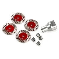 5PC Diamond Saw Blade Set for Stone & Masonry (M14) 3