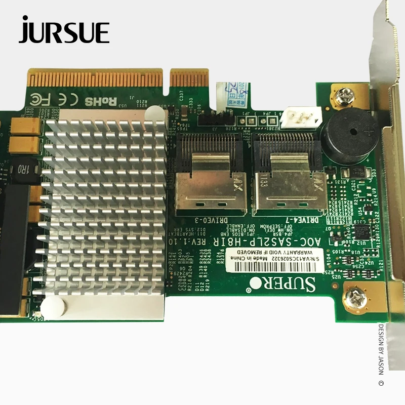 Supermicro AOC SAS2LP H8IR RAID Controller Card+ Battery SAS Sata PCI E