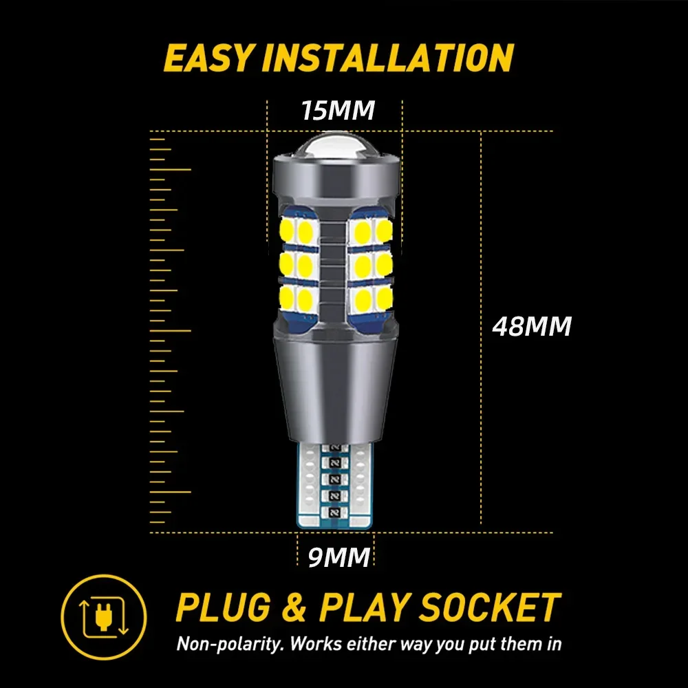 2PCS Canbus  Explorer 2000-2015 2016 2017 2018 2019 2020 2021 LED    