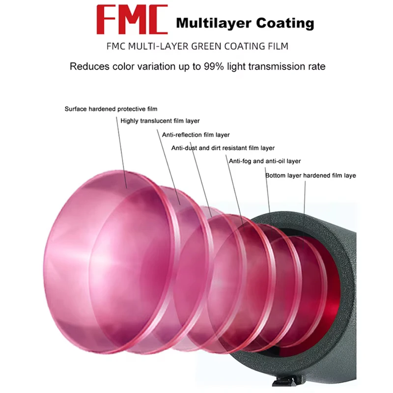 25-75x60 Spotting Scope Zoom Monocular high power telescope Bak4 Prism ED Lens For Outdoor Camping Bird Watching hunting