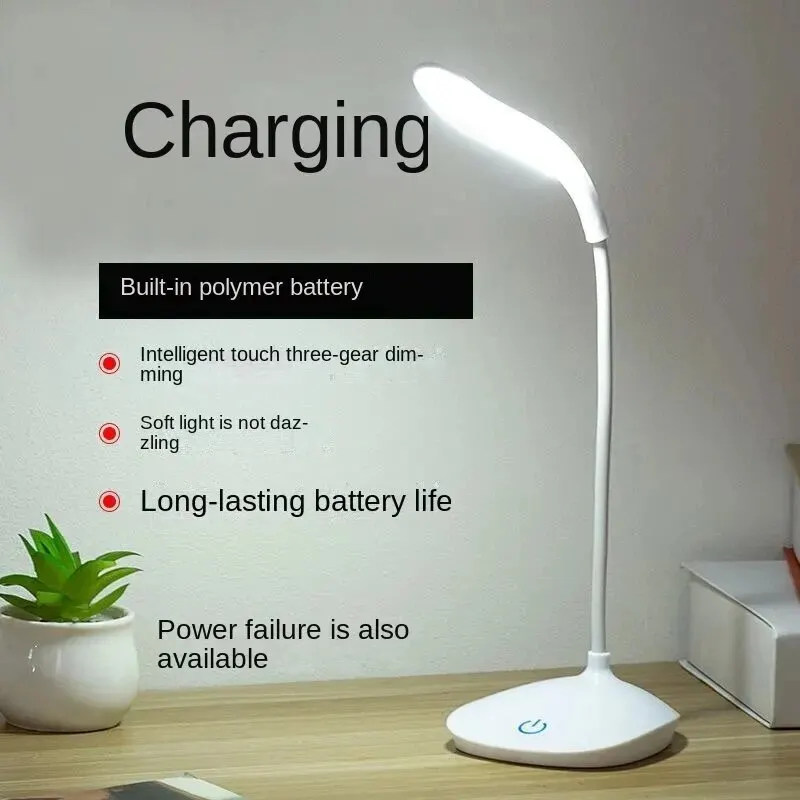 LED lamp USB Charging Three Gears Touch Dimmer For Dormitory Reading