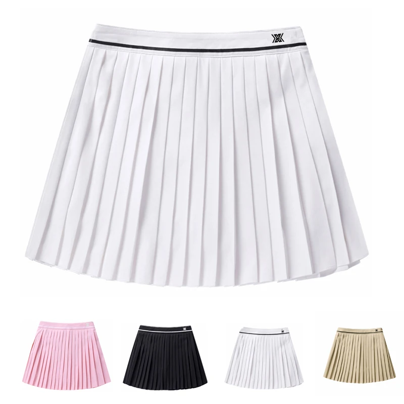 Golf skirt New Summer Golf Clothes Women Skirt Black and White Color Fashion Outdoor Sports Girl Short Skirt