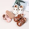 Spring and Autumn Cute Baby Girl Embroidered Princess Leather Shoes High Qualiry Anti Slip Prewalker Shoes First Walkers BMB4145 4