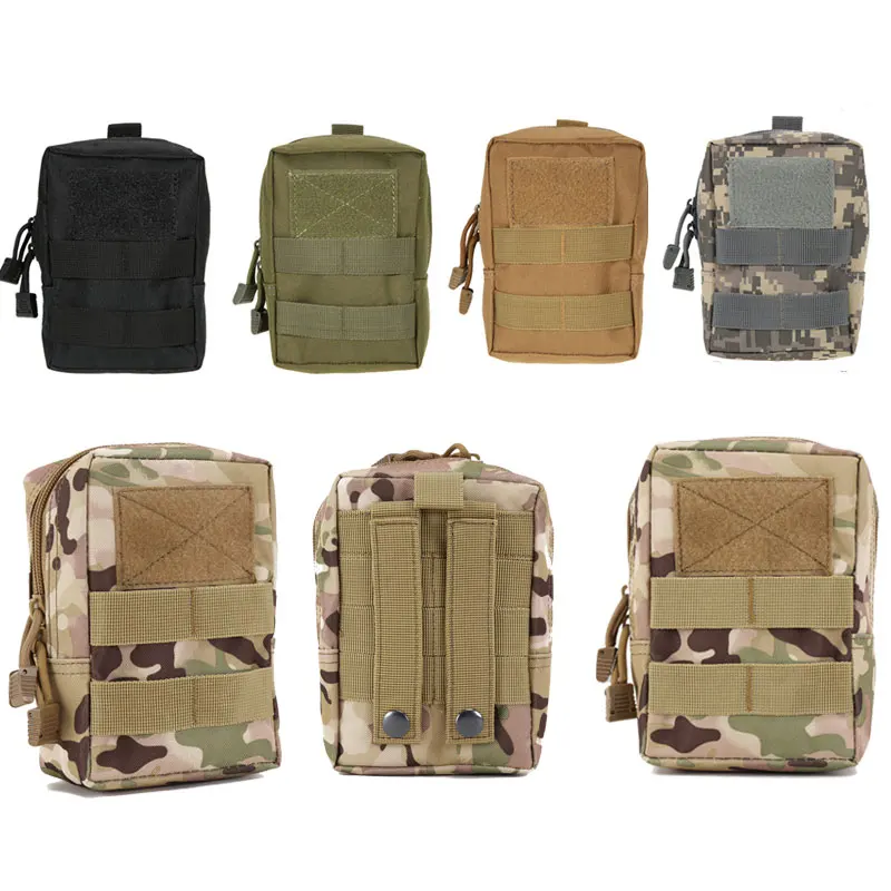 

Tactical Molle System Medical Pouch 1000D Utility EDC Tool Accessory Waist Pack Phone Case Airsoft Hunting Pouch
