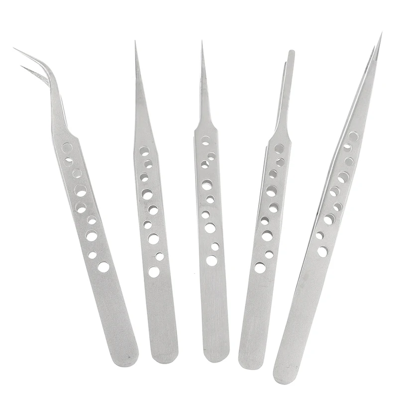 

Прецизионный промышленный пинцет, антистатический магнитный Пинцет из нержавеющей стали для электроники, пайки, обслуживания, ручные инструменты