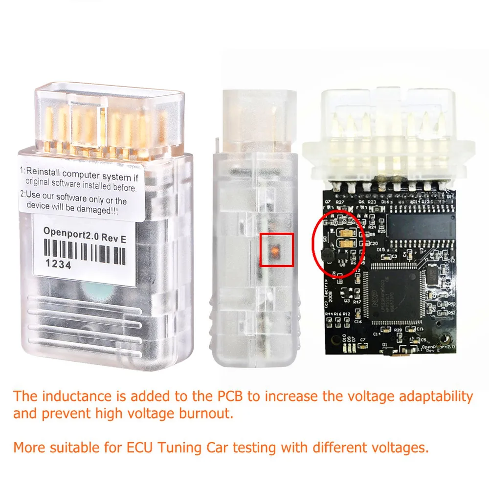 Acheter Tactrix Openport 2.0 ECU outil de réglage de puce puce complète  Port ouvert ECU Flash connecteur OBD2 pour Mercedes pour Benz voitures  multimarques J2534 Scanner