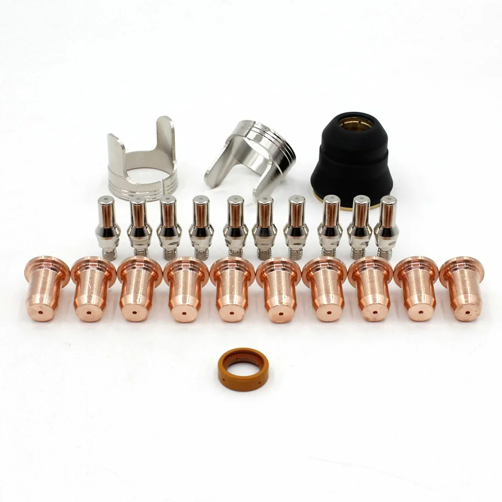 

24pcs Plasma Torch Electrode Tip Nozzle 1.1mm Holder For FORNEY 700P IPT40 IPT60 Torch PK24 Welding Equipment Accessories