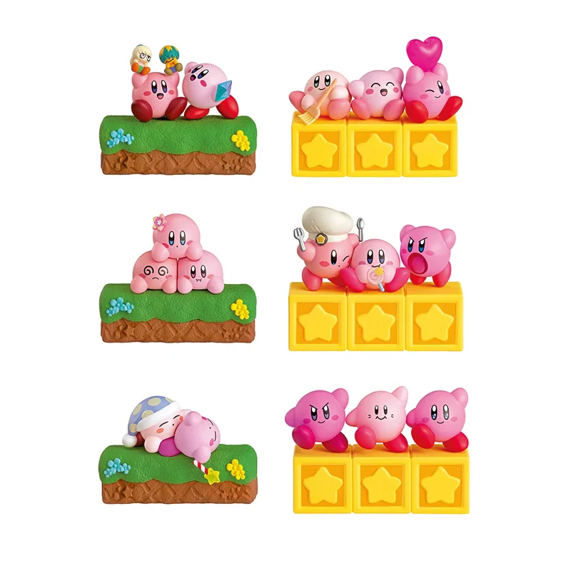 

In Shock Re-ment Original Hoshi no Kirby 30th Anime Action Figure Toys For Boys Girls Kids Children Birthday Gifts Collectible