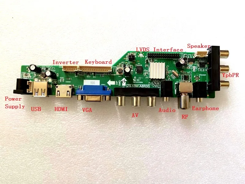 dvb-t DVB-T2 DVB-C tela lcd placa controlador