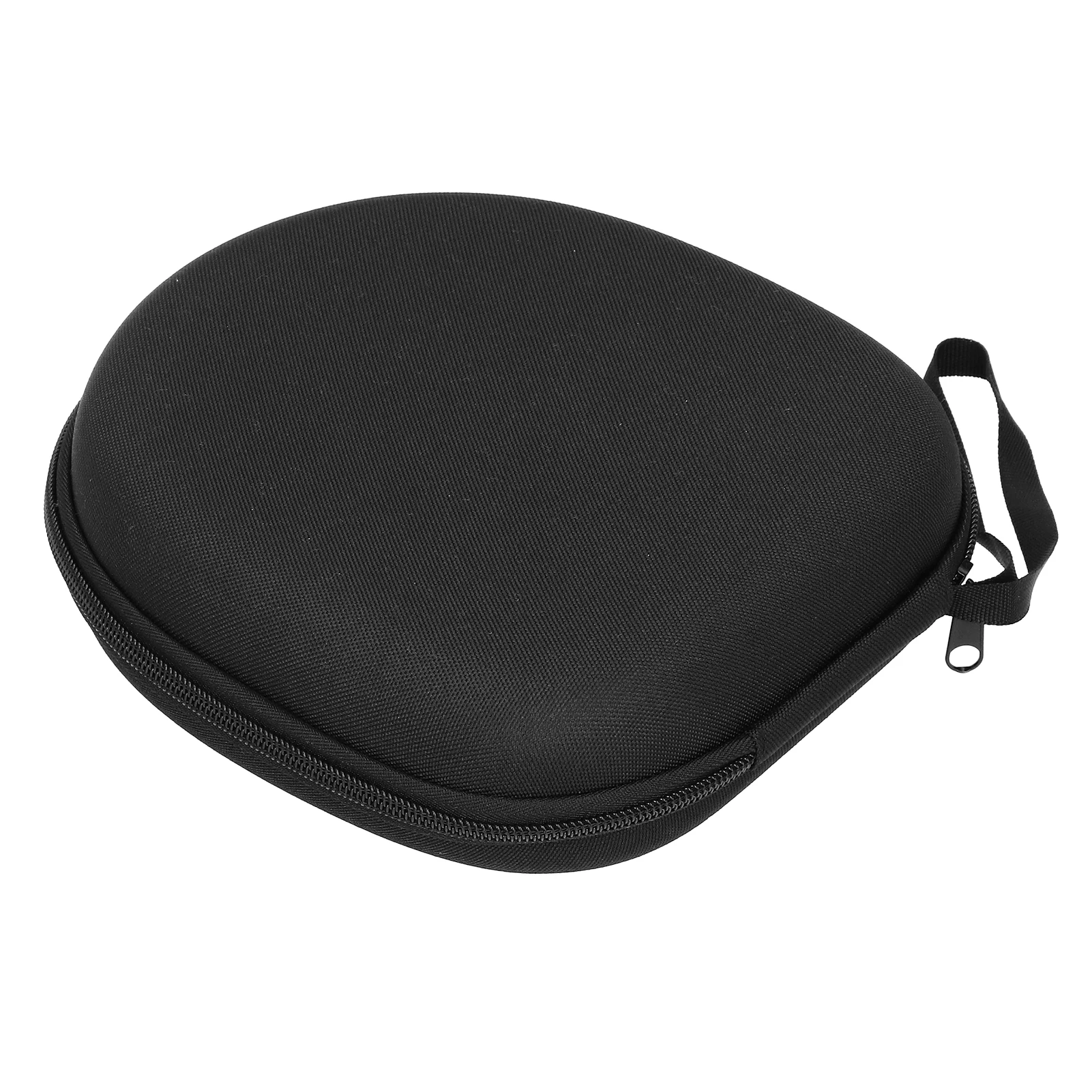Headphone Carrying Case Shockproof Headset Pouch Capacity Handheld Earphone Container Company Travel Supplies Tool Black