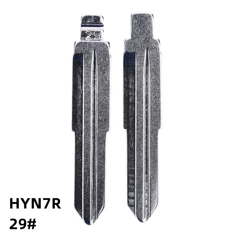 

OEM 5Pcs 29# HYN7R Metal Blank Uncut Remote Key Blade For Hyundai Sonata Santafe For Keydiy KD Xhorse VVDI JMD