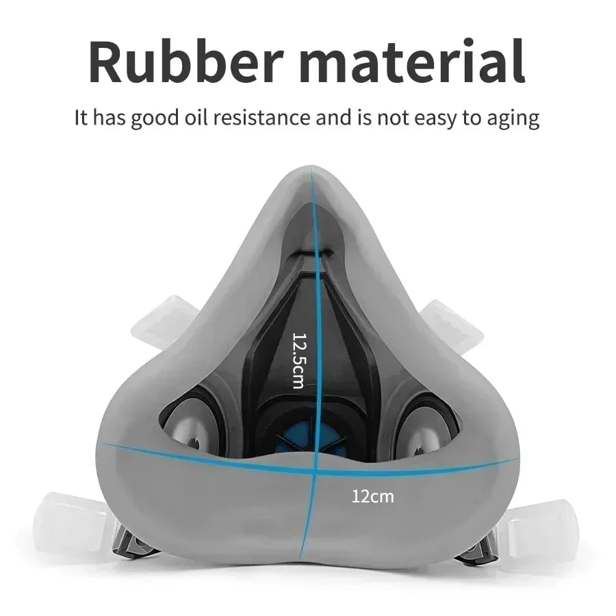 Original 6200 Respirator Reusable Half Face Cover Gas Mask with Cotton Filter Goggles for Painting Spray Polishing Work Safety 3 Original 6200 Respirator Reusable Half Face Cover Gas Mask with Cotton Filter Goggles for Painting Spray Polishing Work Safety 3