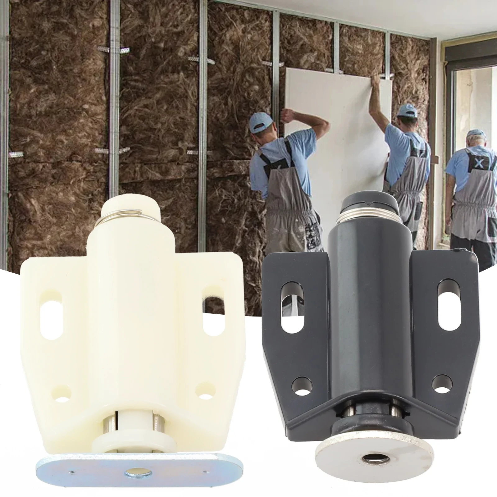 Magnetic Cabinet Door Pusher Catch Door Closers Push Open Cabinet Catch Wardrobe Push-type Handles