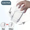 4PCS Reusable Double Layer Plastic Water Bottles With Lid And Straw 10Oz DIY Snowball Cup with Pre Drilled Hole Drinkware Cups 3