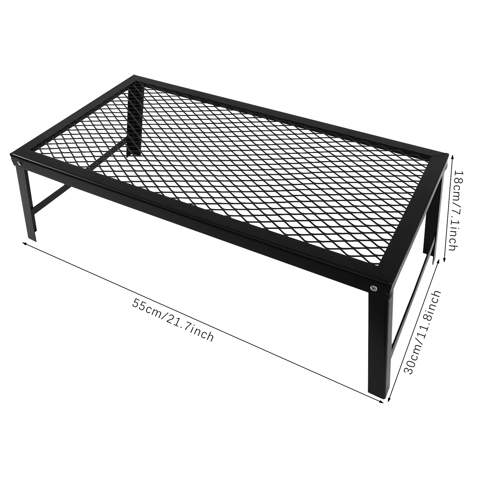 Folding Campfire Grill for Fire Pit Cooking 4