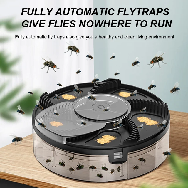 Automatikus Légykapó Kártevő Fogó -Fogó Rovar Csapdák Usb Légy Csapda Visszautasító Elektromos Gyilkos Beltéri Beltér