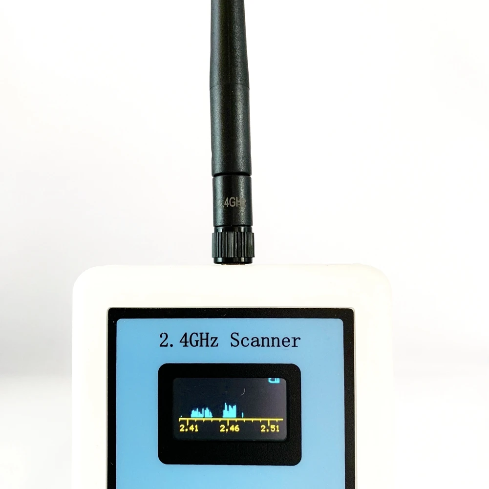 2.4G 스펙트럼 분석기, 신호 소스 스캐너, OLED 디스플레이 화면, 간단한 스캐너, NRF24L01