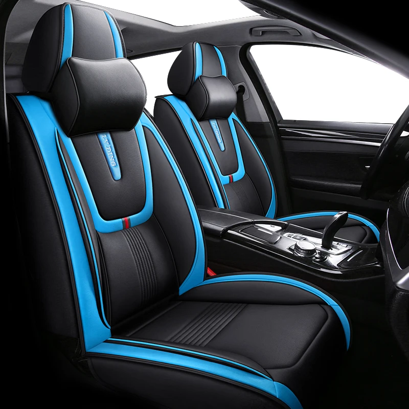 Zhoushenglee Leather Car Seat Covers For Jeep Wrangler Grand Cherokee