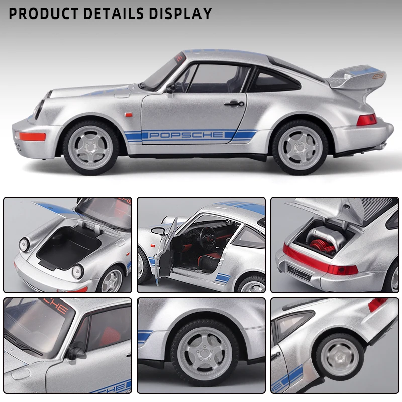1:24 Porsche 911 964 Carrera RS Classic Sports Car Play