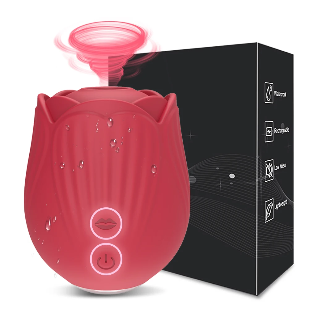 Vibromasseur à succion Rose Jouets pour clitoris Femmes Stimulateur sous vide Oral Mamelon Clitoris Sucker Sex Toys Adultes Go_voghion.com