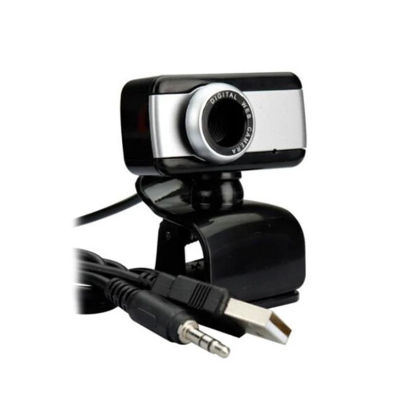 Laptop Computer Replacement Accessories Webcam Built-in Stereo Microphone PC Camera USB Camera Black Portable 1 pc webcam pc web camera computer camera