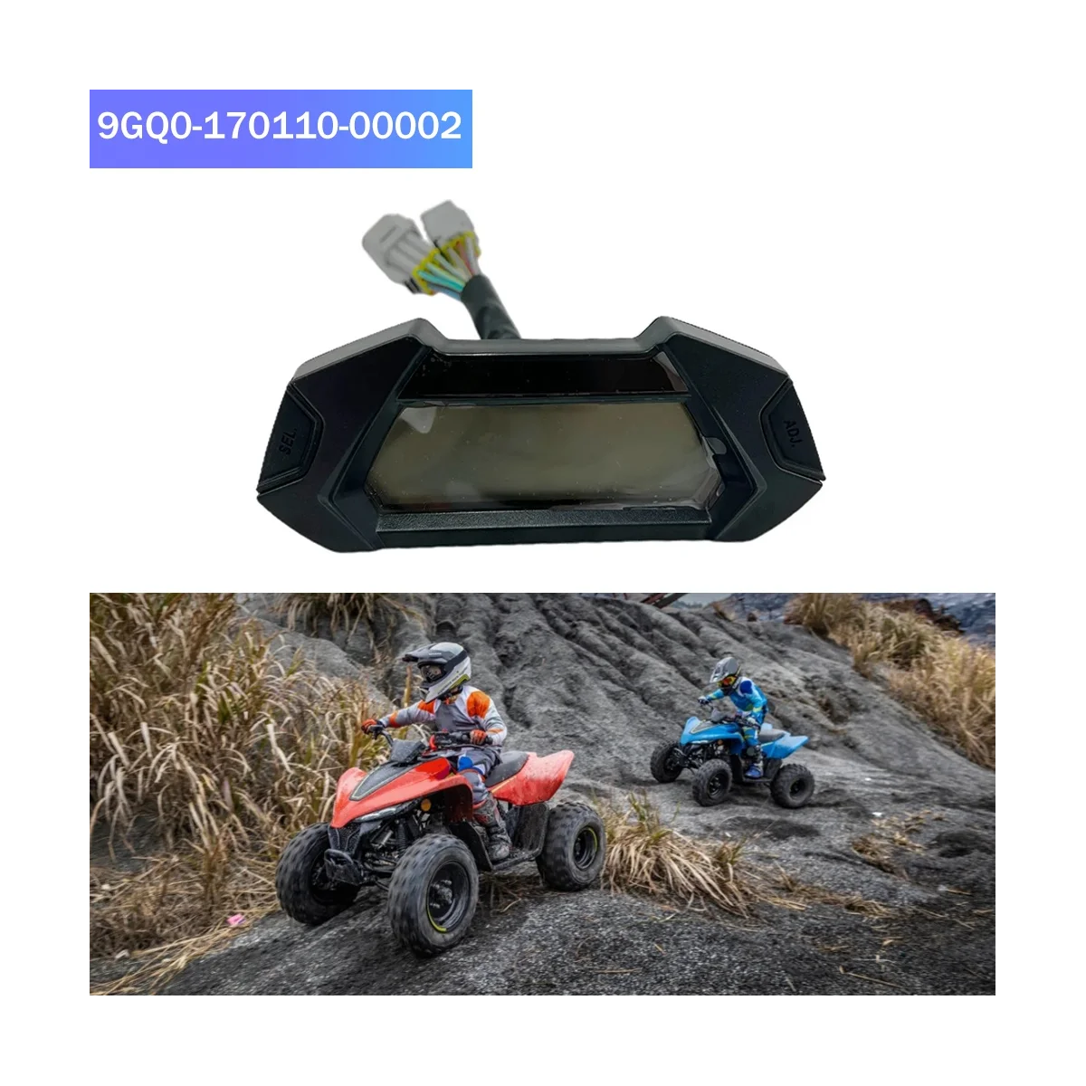 

Спидометр и одометр 9GQ0-170110-00002 LCD для приборной панели CFmoto ATV CF400AU CFORCE 400S 450S CF500AU 520L