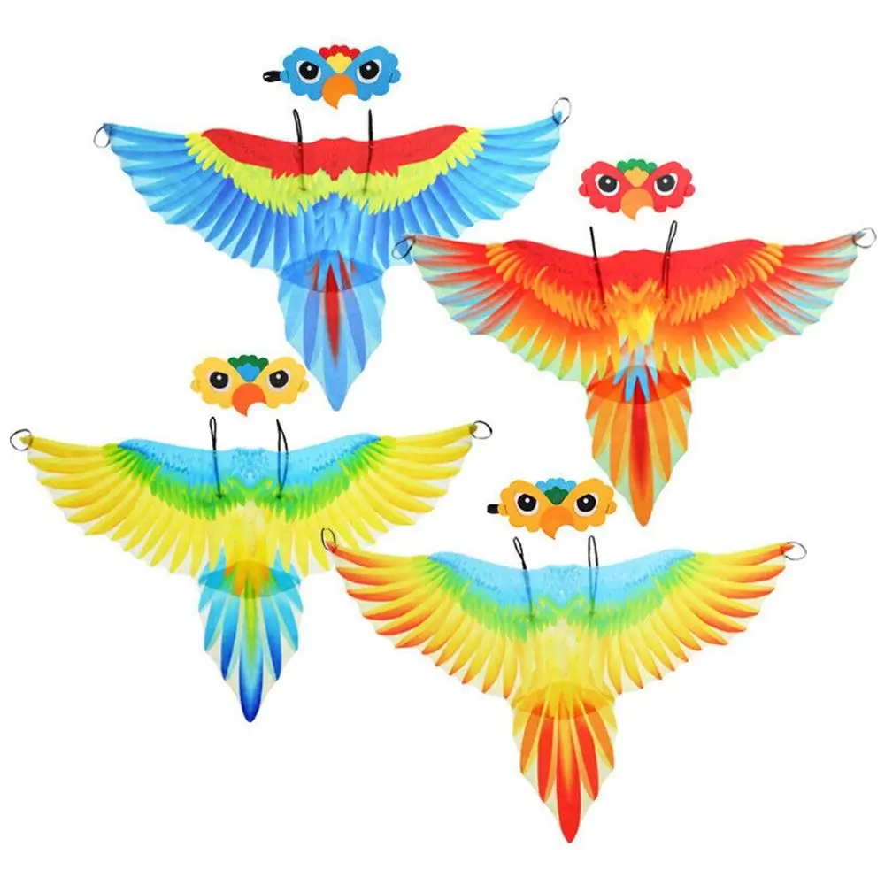 

Carnival Performance for Masquerade Parrot Costume Children Parrot Wing Cloak Costume Bird Cape Performance Prop