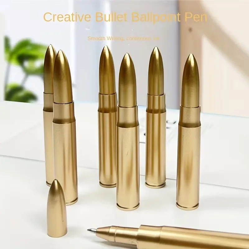 Set di 10 penne a sfera portatili in plastica con punta in acciaio da 0,7 mm, penne resistenti per studenti, scuola, ufficio e uso aziendale