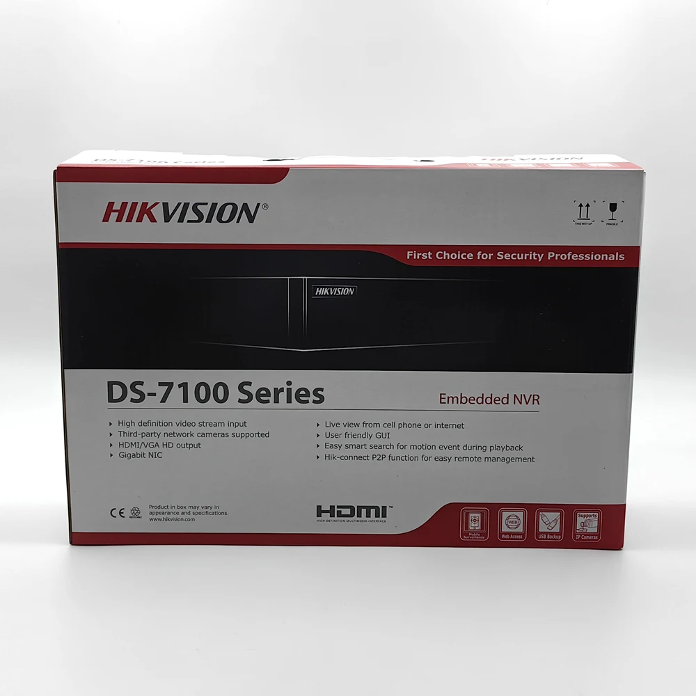 Original Hikvision DS-7104NI-Q1/4P/M and DS-7108NI-Q1/8P/M H.265+ 1SATA 4/8CH Mini 1U 8 PoE NVR Network Video Recorder 2