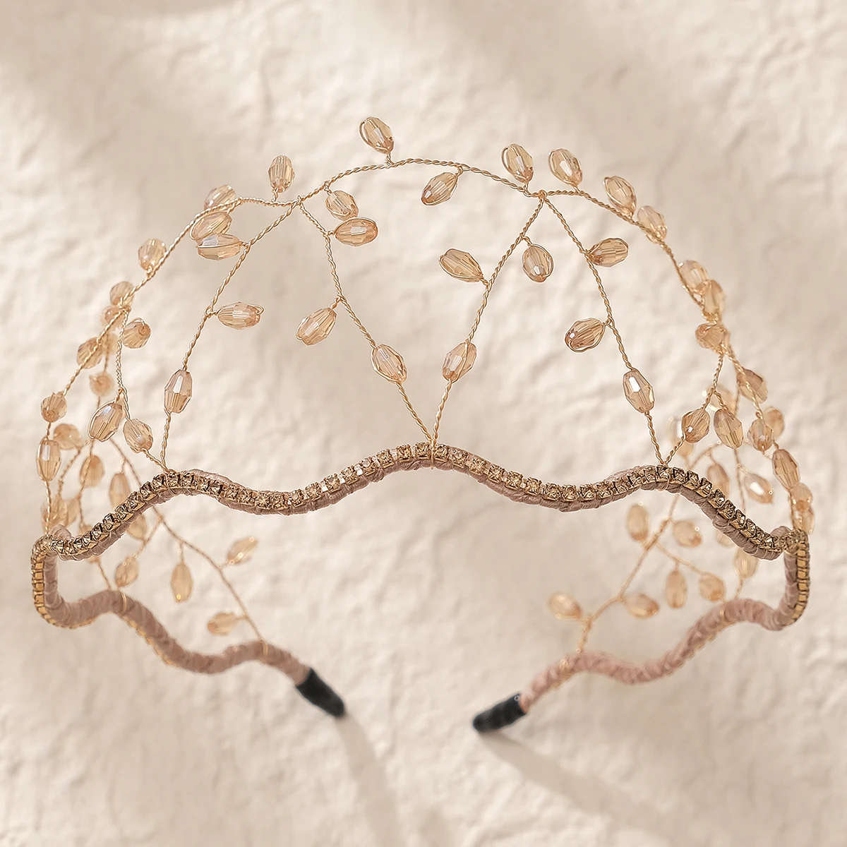 Mode Einfache Kristall Perlen Haarband Kopfschmuck Für Frauen Täglichen Haar Bands Schmuck Haar Zubehör Als Geschenke – Detail 13