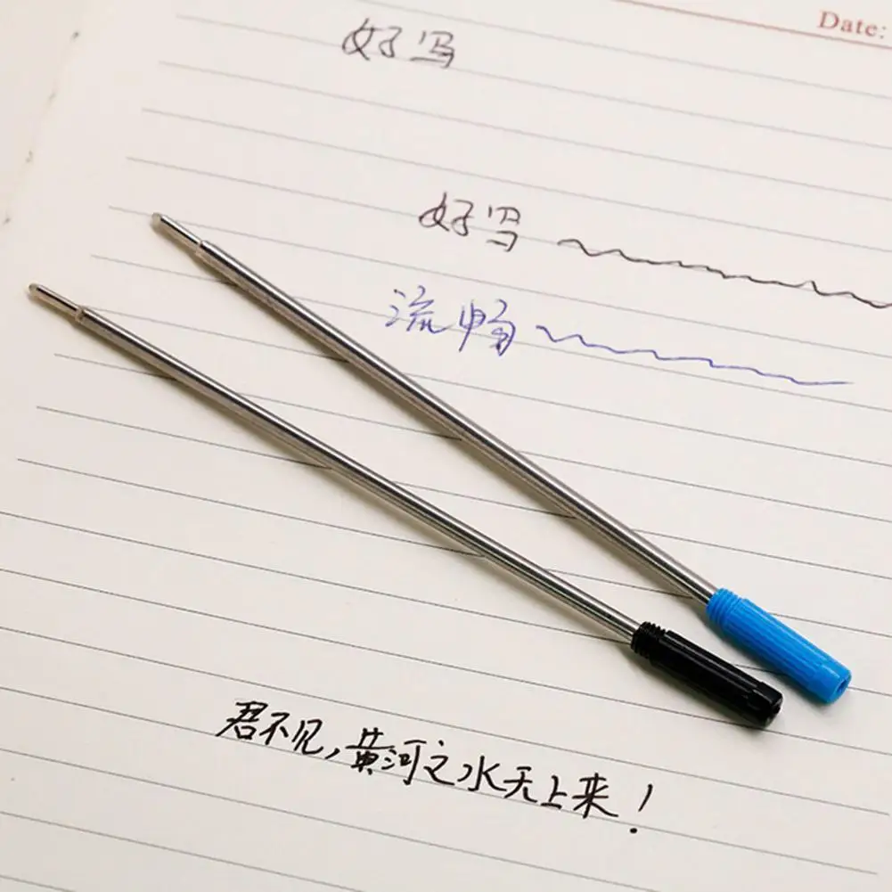 OPP 포장 금속 볼펜 리필 볼펜 리필 11.6cm 사양 교체 리필 유성펜 리필 1/10/20PCS