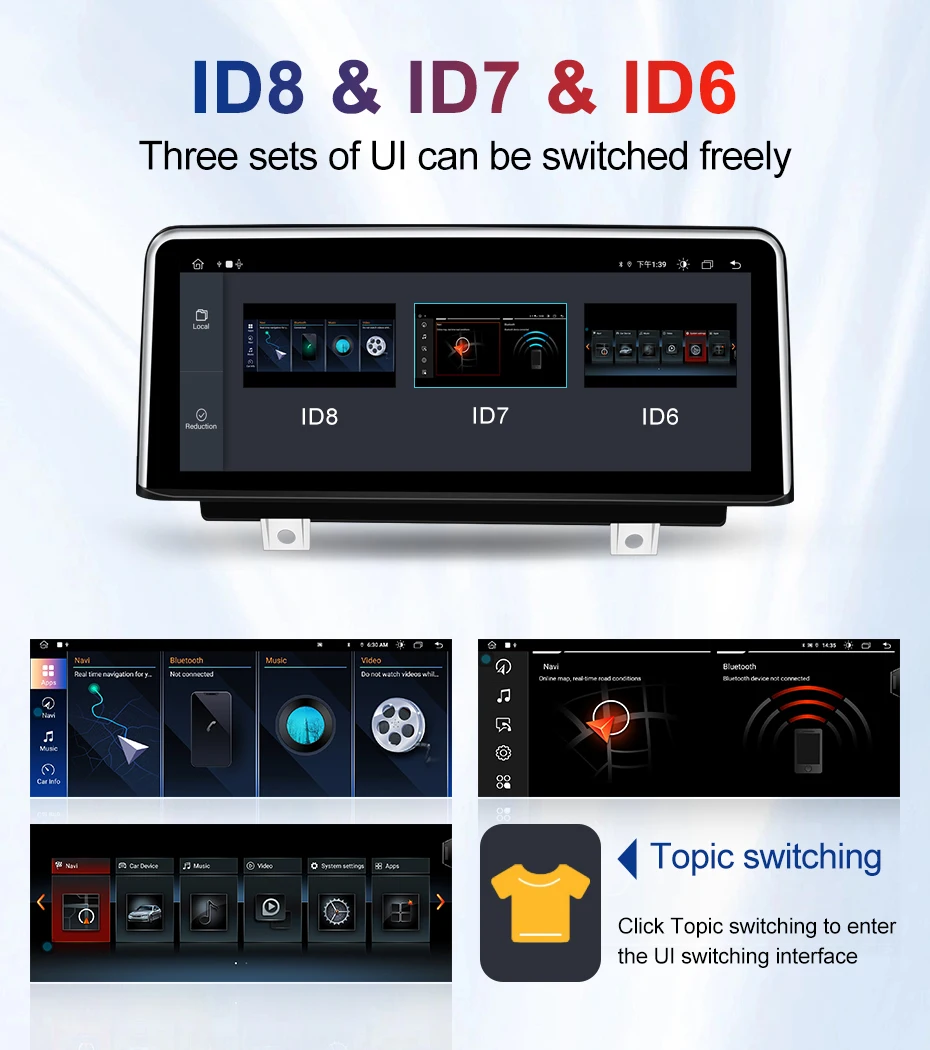 Reproductor Multimedia Central para coche, dispositivo con Android 11, ID8, 10,25 pulgadas, Apple Carplay, estéreo, para BMW Serie 1, E81, E82, E87, E88