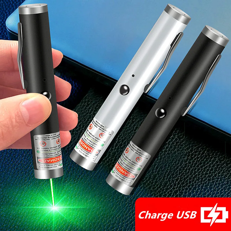 

Зеленая лазерная указка с USB-зарядкой Powerfulr, супер мощная лазерная ручка 711, красная точка, нм, непрерывная линия, лазерное оборудование для охоты