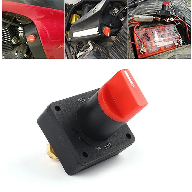 Auto Battery Isolator Switch 12v 36v 24v Car Main Power Isolator Disconnect  Cut Off Kill Switch For Rv Boat 300a - Switches & Relays - AliExpress