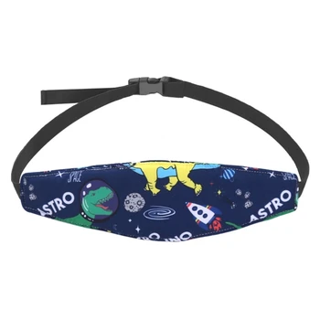 Baby Carseat Head Support Adjustable Infant Stroller Neck Relief Strap Pillow Fastening Belt Headrest Toddler Sleep Positioner 5
