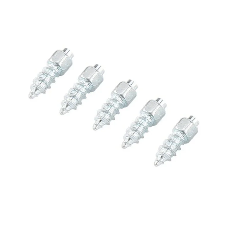 100Pcs Carbides Screw Tire Studs Wheel Tyre Snow Studs Snow Tire Spikes Trim Screw in with Installation Tool